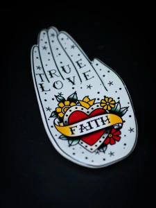 Tácek na šperky Tattoo Love / True